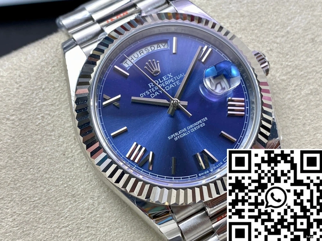 EW Blue M228236-0007 Rolex Dial Day Factory Date 0124